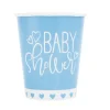 Kopper - "Baby Shower"  - Blå Hjerter