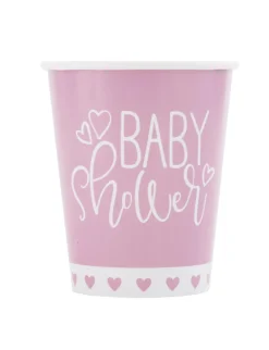 Kopper - "Baby Shower"  - Rosa Hjerter