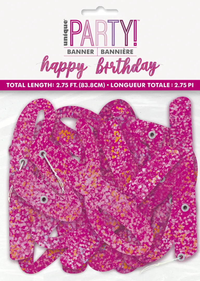 Leddbanner - "Happy Birthday"