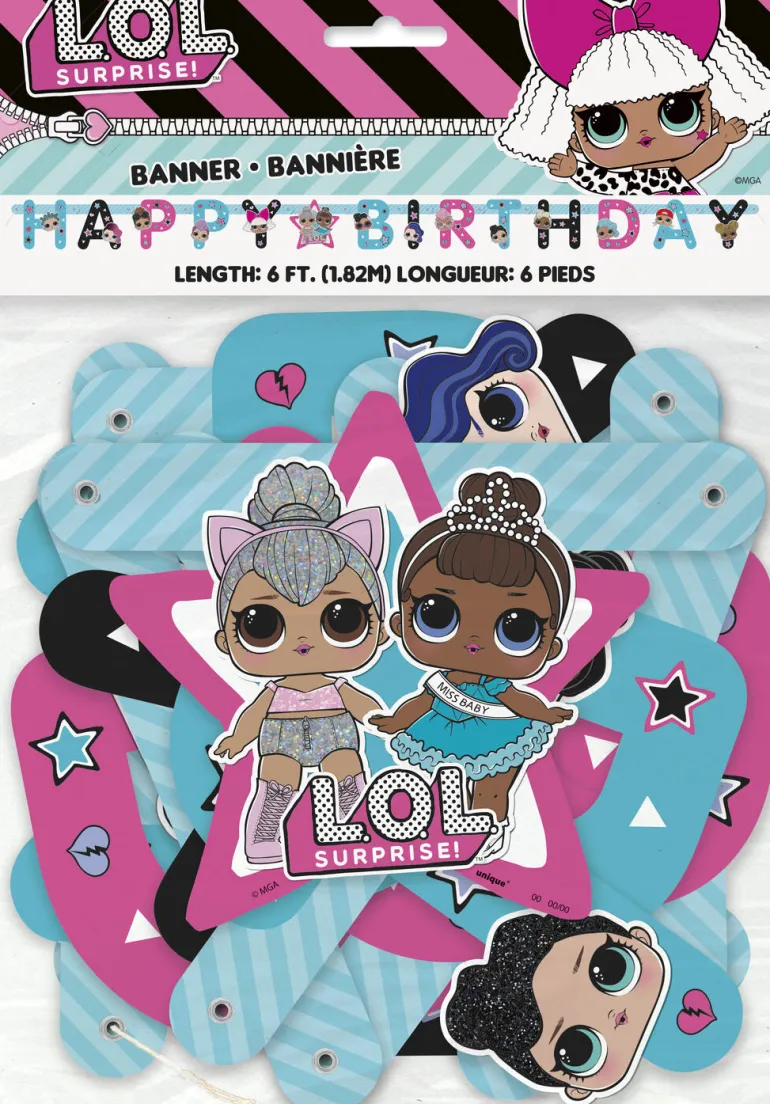 Leddbanner - LOL Surprise Happy Birthday