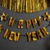 Letterbanner - Happy New Year - Gold