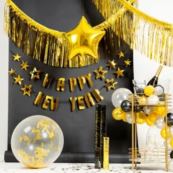 Letterbanner - Happy New Year - Gold