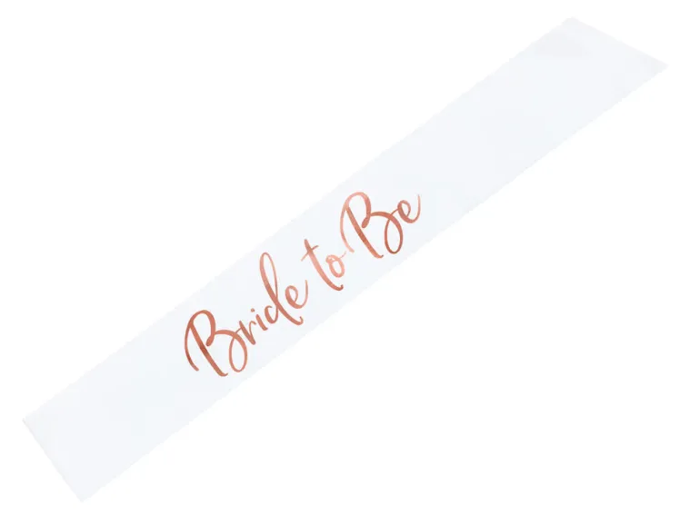 Magebånd Sash - "Bride to Be"