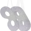 Masker - Metallic Sølv - Papp