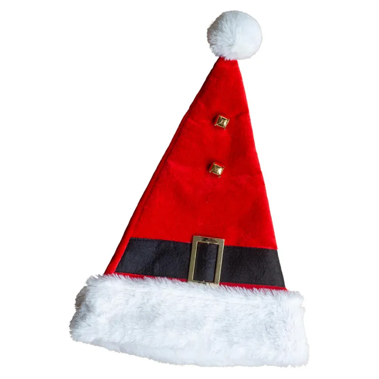 Nisselue deluxe med bjeller og pels