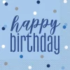 Papirservietter - "Happy Birthday"