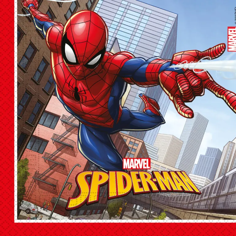 Papirservietter - Spiderman Crimefighter
