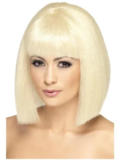 Parykk Lang Bob - Blond