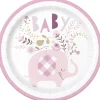 Pink Floral Elephant