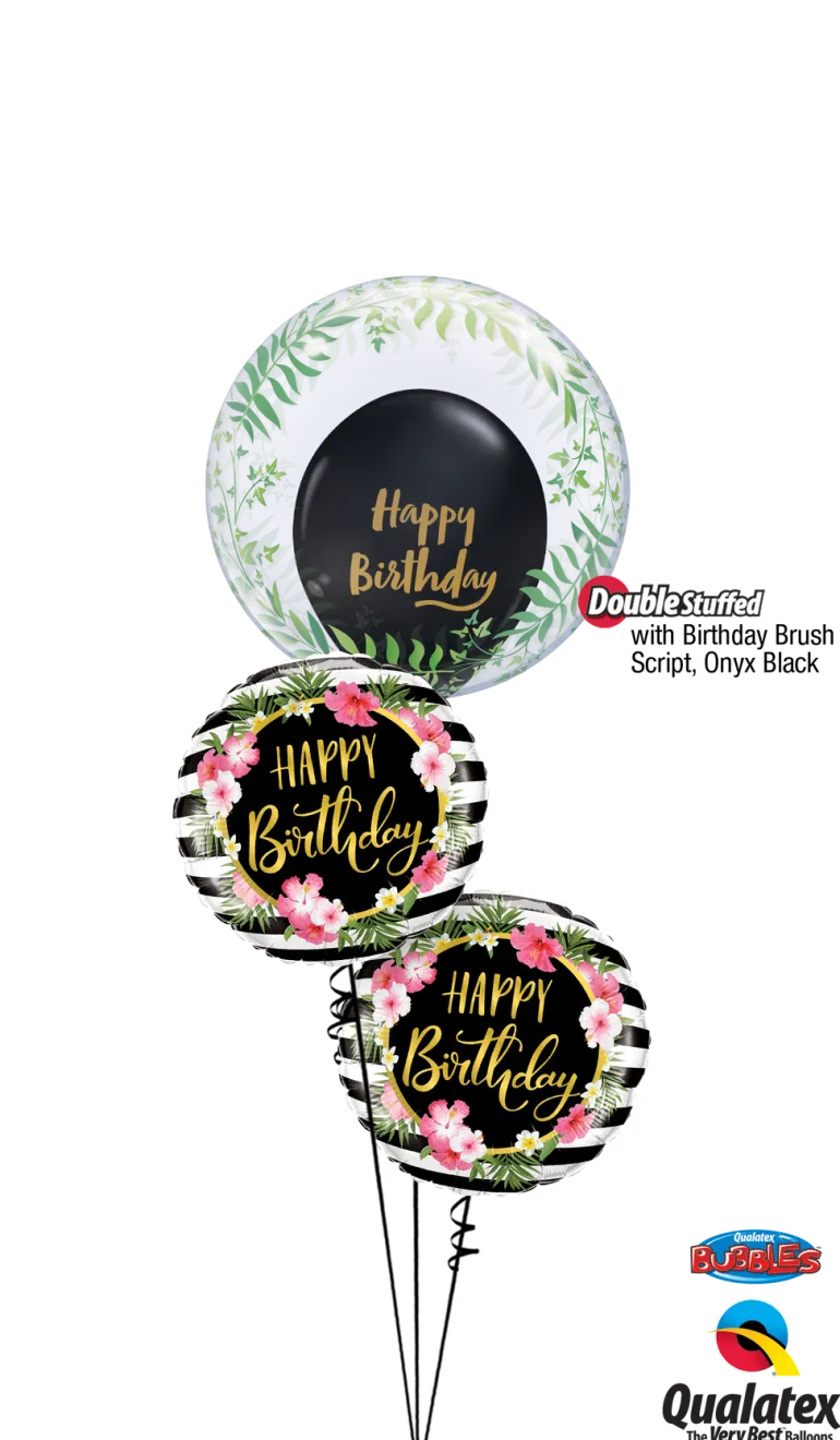 Premium Ballonger - "Happy Birthday"