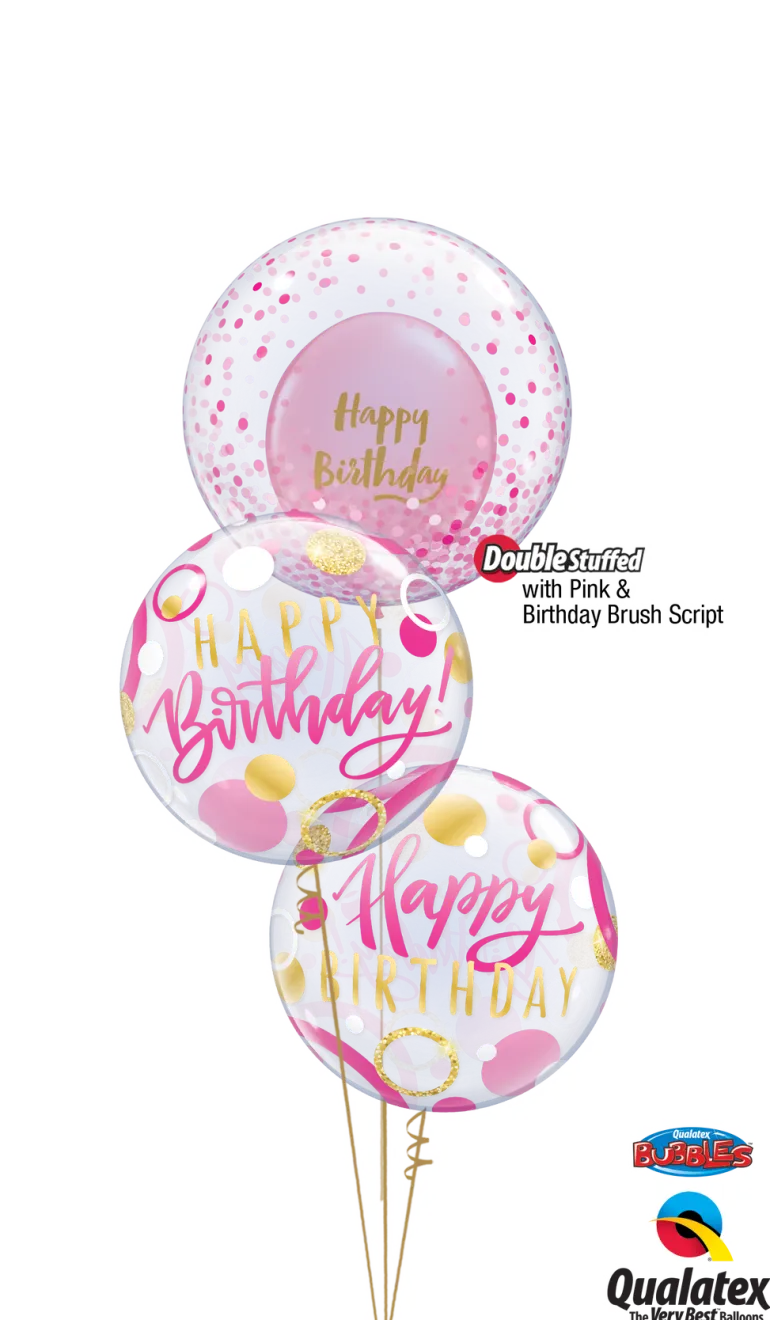Premium Ballonger - "Happy Birthday"