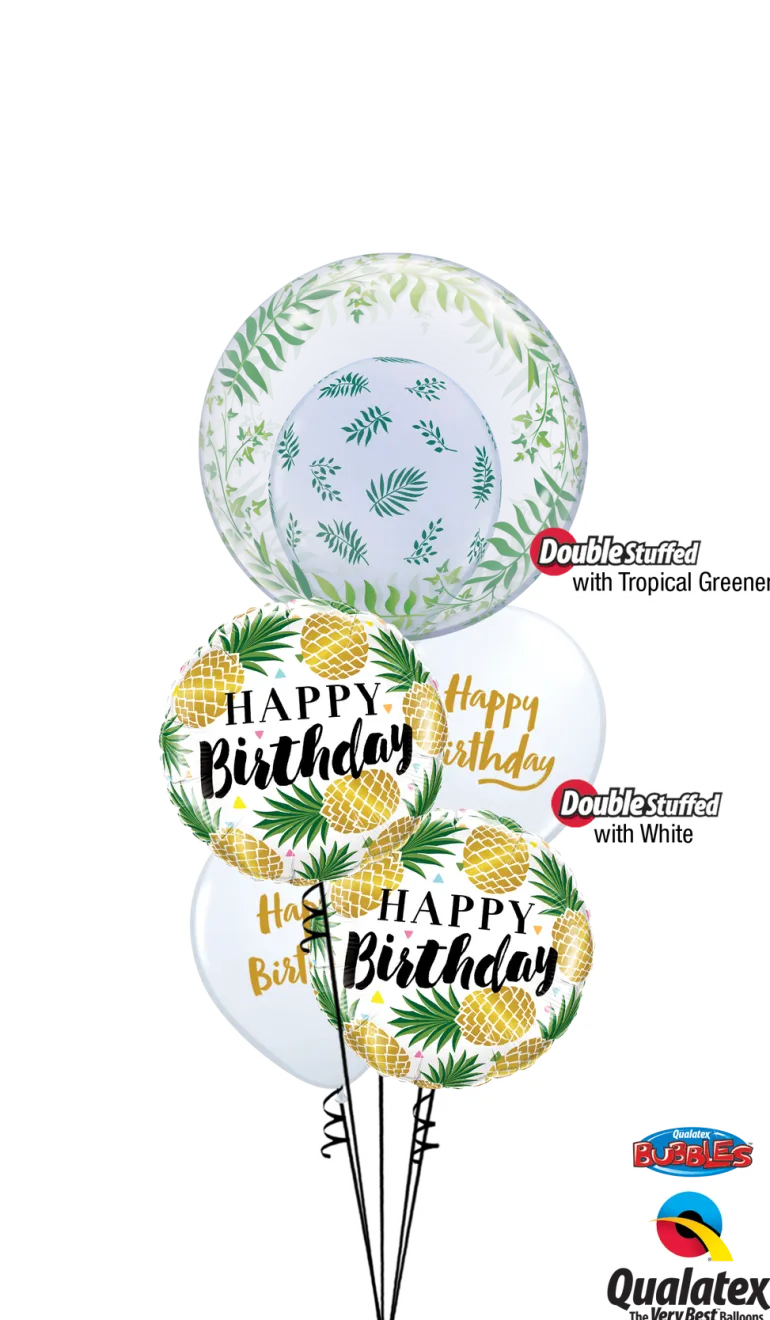 Premium Ballonger - "Happy Birthday"