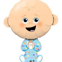 Premium Ballongfigur - Blå Baby