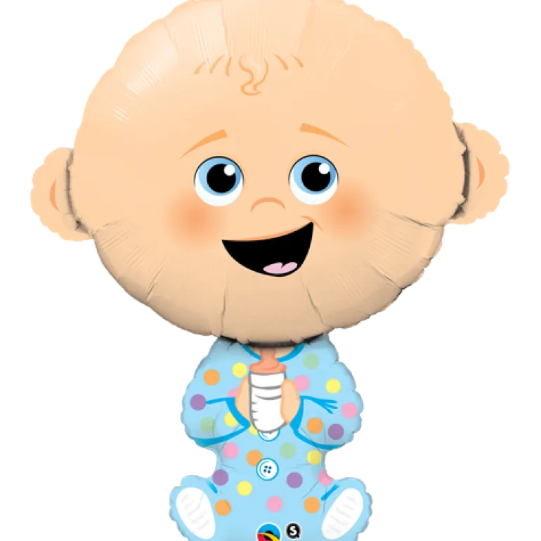 Premium Ballongfigur - Blå Baby