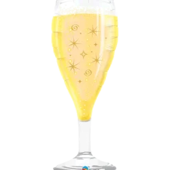 Premium Ballongfigur - Champagneglass
