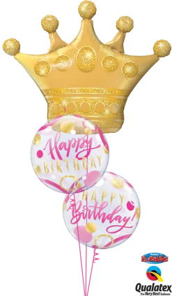 Premium Bubbleballong - "Happy Birthday"