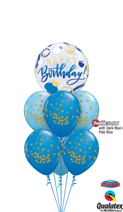 Premium Bubbleballong - "Happy Birthday"