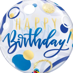 Premium Bubbleballong - "Happy Birthday"