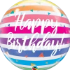 Premium Bubbleballong - "Happy Birthday"