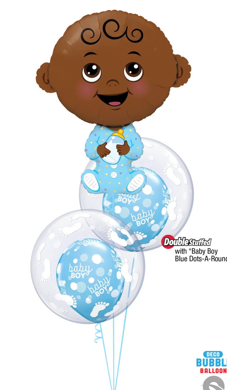 Premium Bubbleballong - Hvite Fotavtrykk