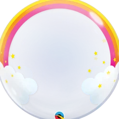 Premium Bubbleballong - Regnbue