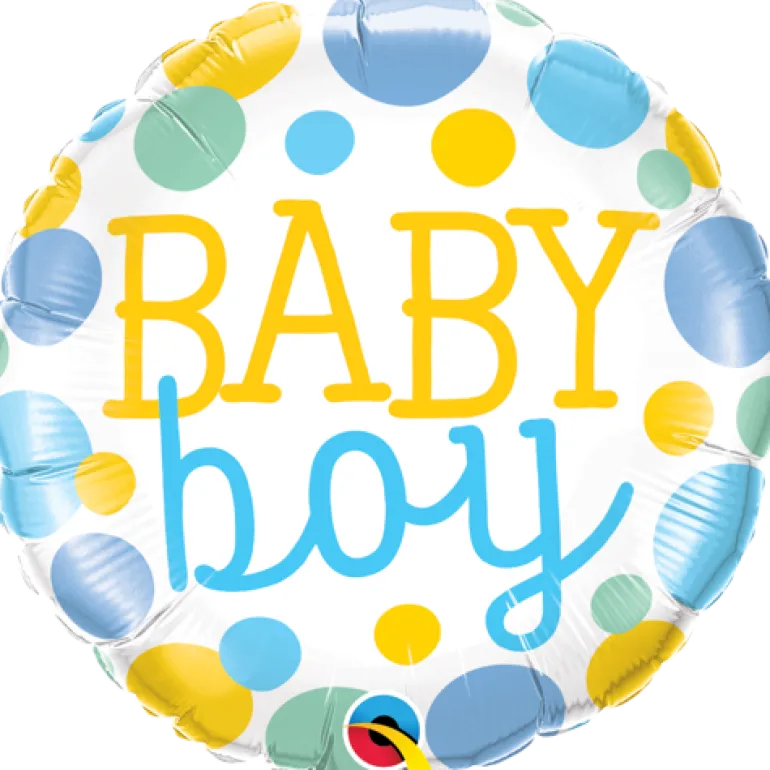 Premium Folieballong - "Baby Boy"