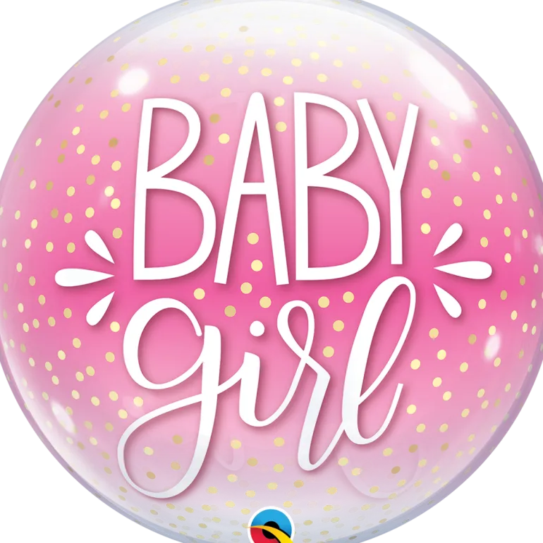 Premium Folieballong - "Baby Girl"
