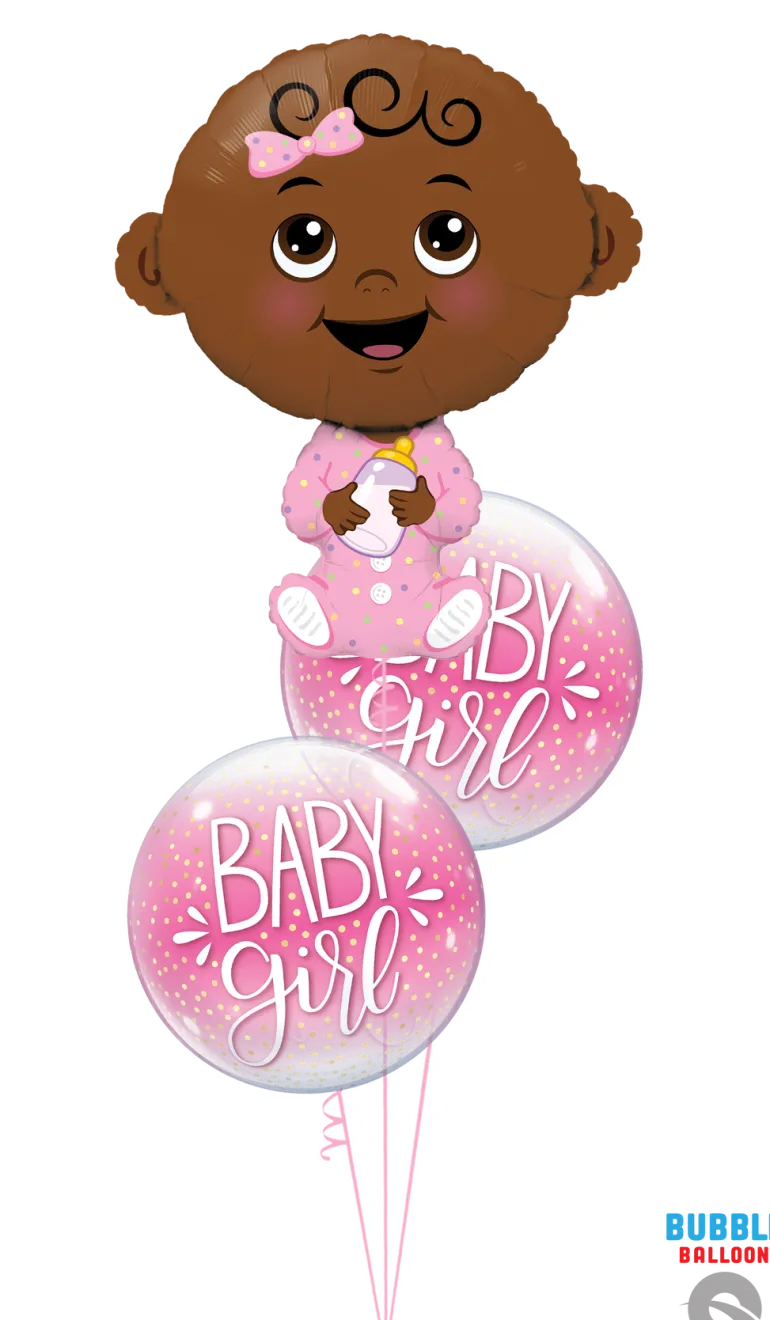 Premium Folieballong - "Baby Girl"