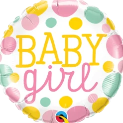 Premium Folieballong - "Baby Girl"