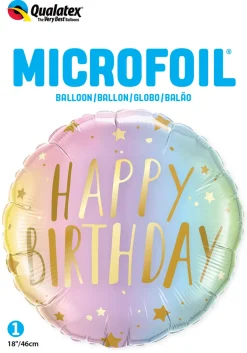 Premium Folieballong - "Happy Birthday"