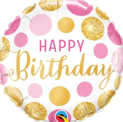 Premium Folieballong - "Happy Birthday"