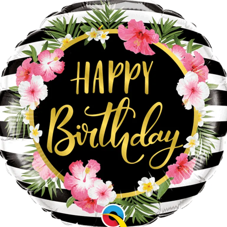Premium Folieballong - "Happy Birthday"