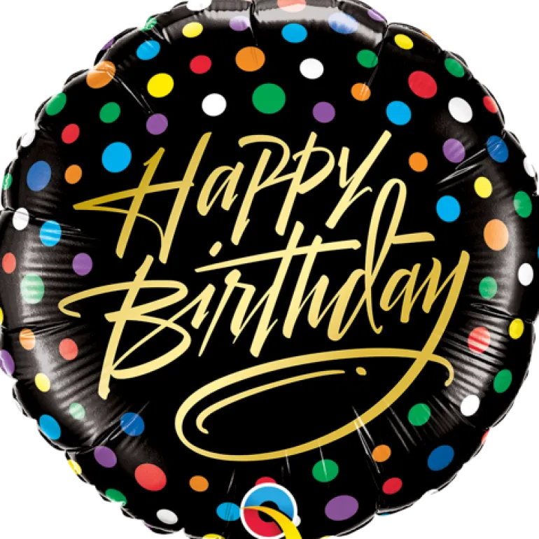 Premium Folieballong - "Happy Birthday"
