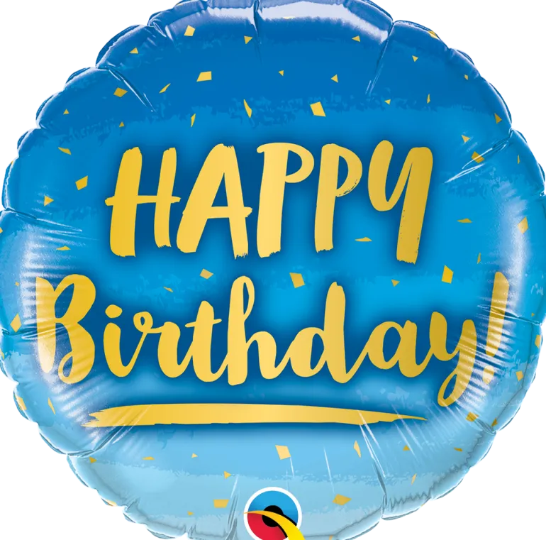 Premium Folieballong - "Happy Birthday"