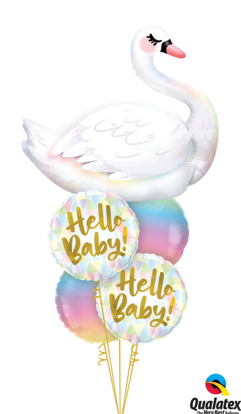 Premium Folieballong - "Hello Baby"