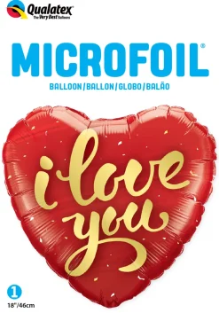Premium Folieballong - Hjerte I Love You