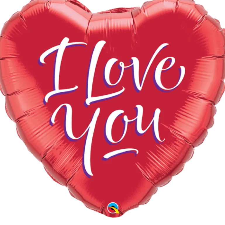 Premium Folieballong - "I Love You"