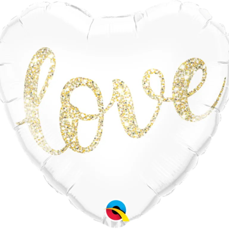 Premium Folieballong - "Love" Hjerte