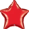 Premium Folieballong - Stjerne - Rød