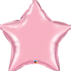 Premium Folieballong - Stjerne Lys Rosa