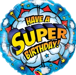 Premium Folie - "Have a Super Birthday!"