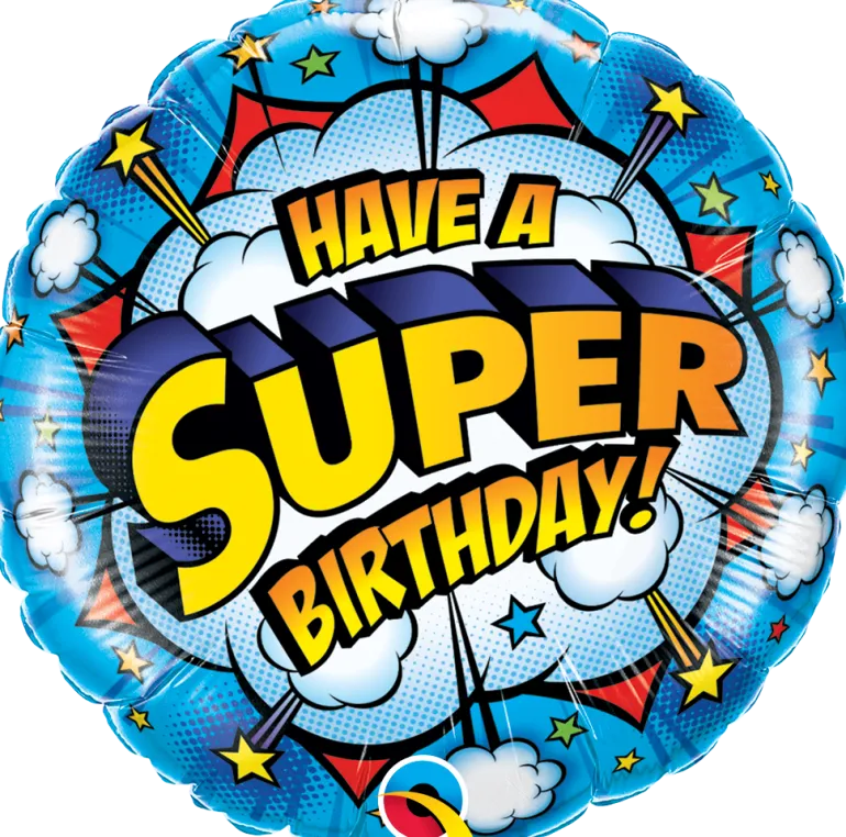 Premium Folie - "Have a Super Birthday!"