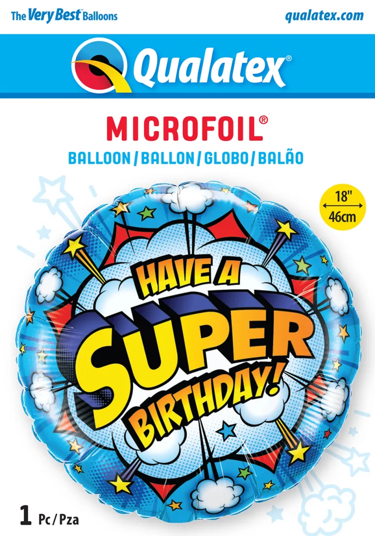 Premium Folie - "Have a Super Birthday!"