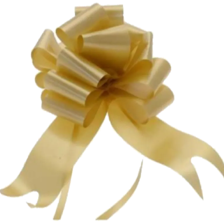 Pull bows: Gold 50 mm