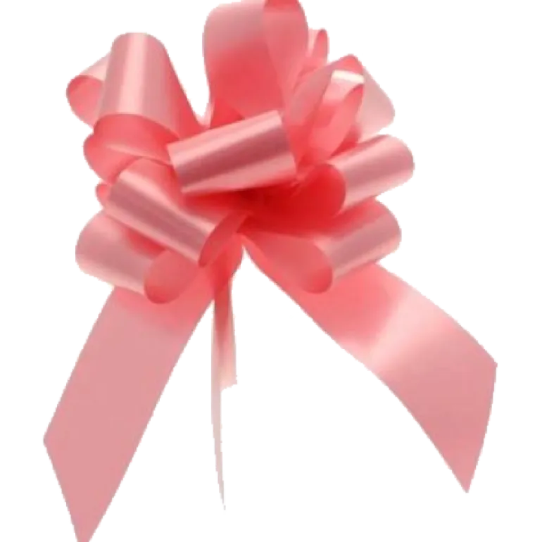 Pull bows: Pink 50 mm