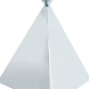 Pyramid weight silver