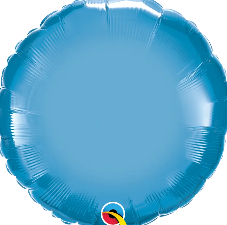 18R Chrome Blue - Rund (Pakket)
