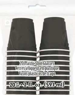 Shotteglass Plast - Svart
