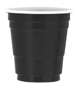 Shotteglass Plast - Svart