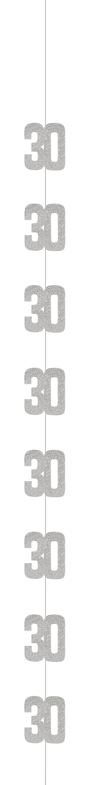 Sort & Sølv Glitz - #30
